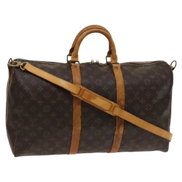 LOUIS VUITTON Monogram Keepall Bandouliere 50 Boston Bag - Picture 1 of 16